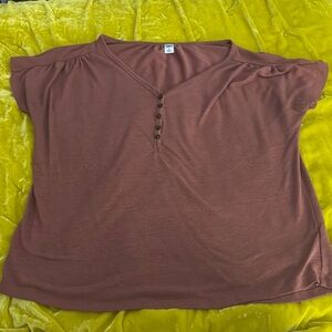 Old Navy dark mauve/rose Top